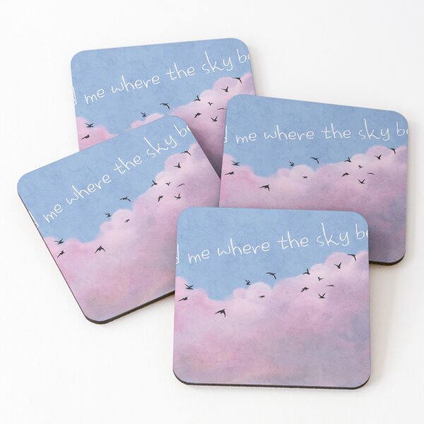 Item preview, Watercolor Clouds & Birds designed and sold by Jeju Sunset Letters.