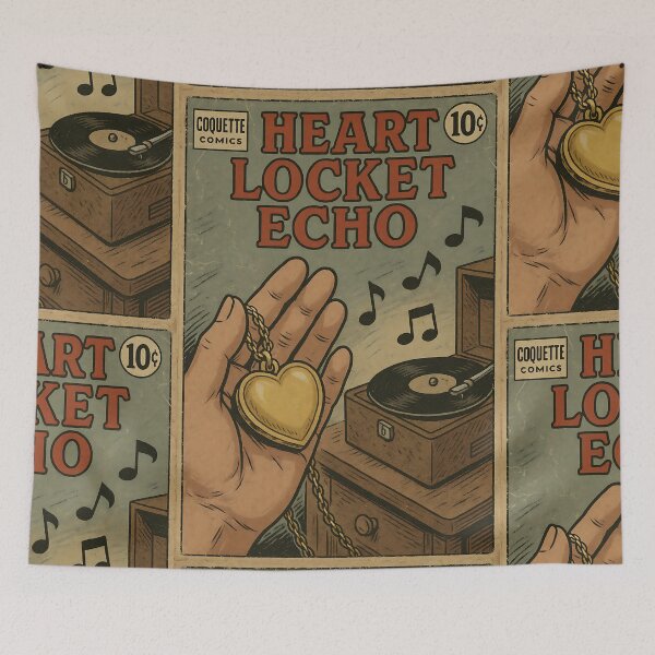Item preview, Romantic Coquette Look: Heart Locket Echo designed and sold by bapupa.