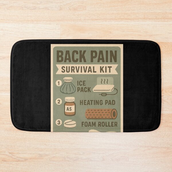 Item preview, Back Pain Survival Kit designed and sold by Feline Rockstars.