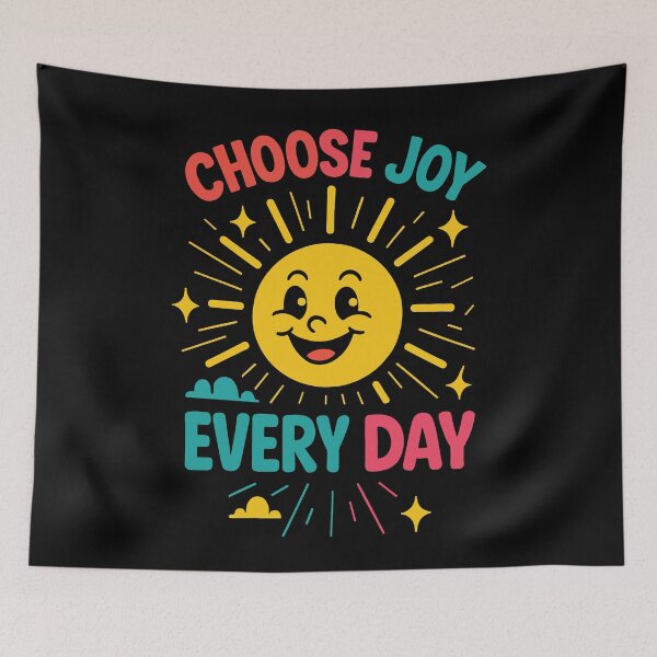Item preview, Choose Joy Every Day Mindfulness Affirmation designed and sold by LuminOrb.
