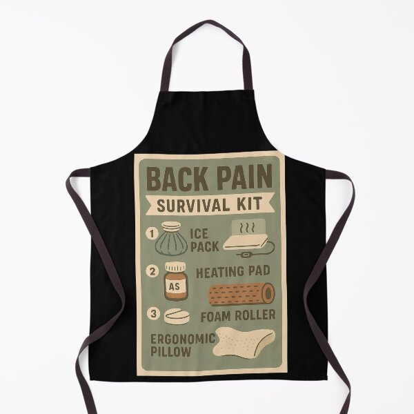 Item preview, Back Pain Survival Kit designed and sold by Feline Rockstars.