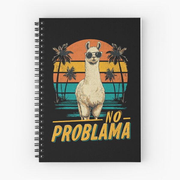 Item preview, No Prob-llama Retro Llama designed and sold by Blurbean.