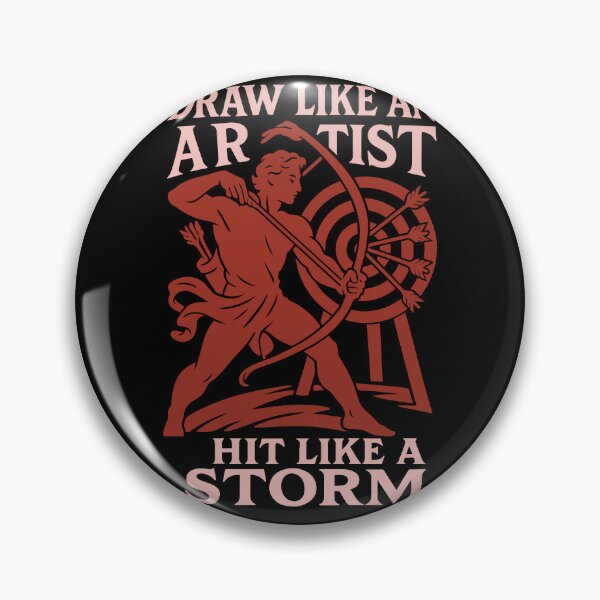 Item preview, Draw Like An Artist Hit Like A Storm Archery Bow designed and sold by LuminOrb.