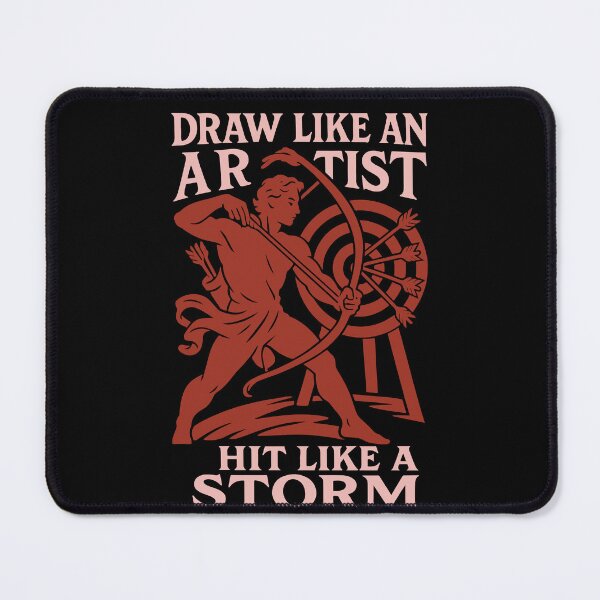 Item preview, Draw Like An Artist Hit Like A Storm Archery Bow designed and sold by LuminOrb.