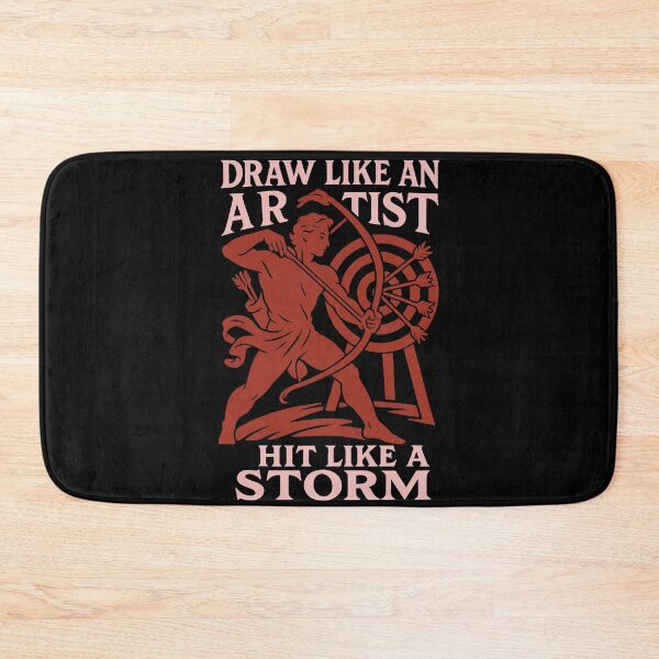 Item preview, Draw Like An Artist Hit Like A Storm Archery Bow designed and sold by LuminOrb.