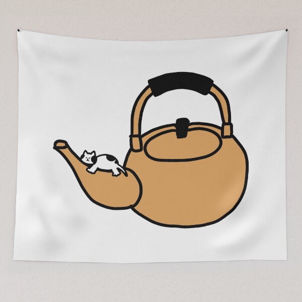 Item preview, a Cat on the kettle designed and sold by superbaechoo.