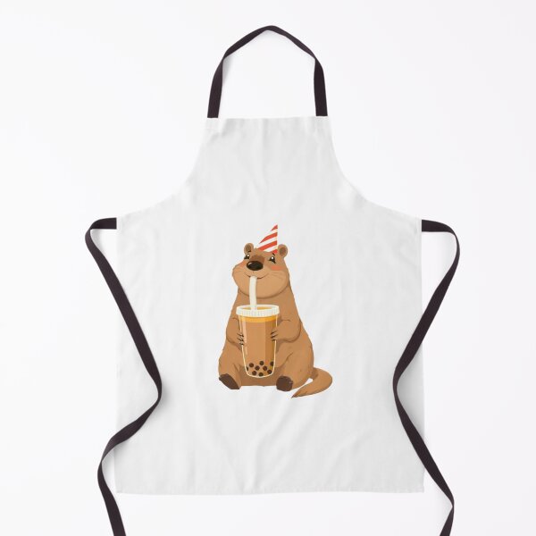 Item preview, Capybara Boba Tea Milk Chocolate Party Hat happy birthday kawaii gift funny christmas happy designed and sold by CheeseBlueprint.