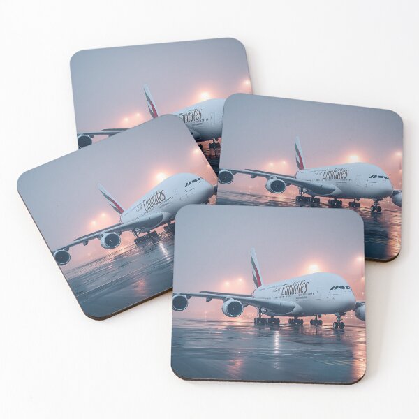 Item preview, Stating The Grand Curved Body Lines Of The Emirates Airbus A380 designed and sold by Skyframe Aviation.
