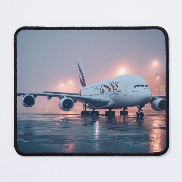 Item preview, Stating The Grand Curved Body Lines Of The Emirates Airbus A380 designed and sold by Skyframe Aviation.