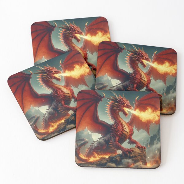 Item preview,  red dragon on the rocks breathes fire ,Legendary Animals,Dragons Breathing Fire Phone Cases,dragon art designed and sold by Expressions-Sel.