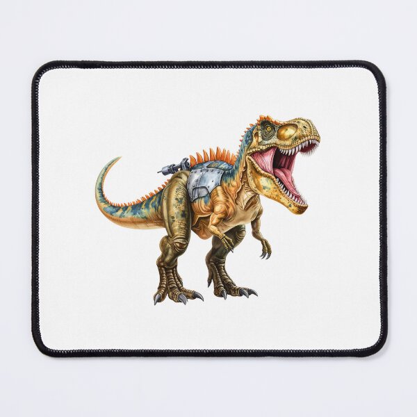 Item preview, Watercolor painting of a T-Rex, metal back armor designed and sold by Nok-Thep.
