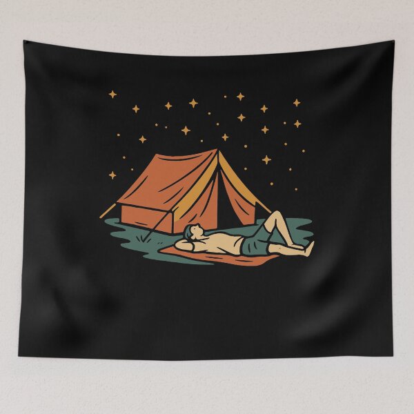 Item preview, Funny Camping Under the Stars Adventure Camp designed and sold by LuminOrb.