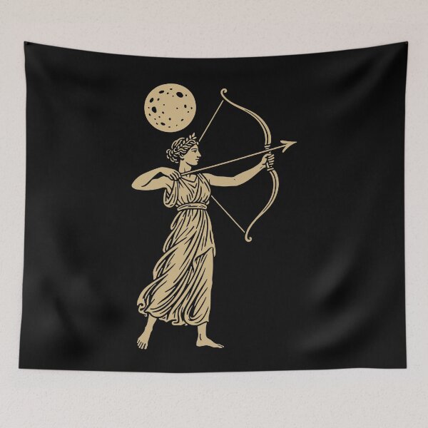 Item preview, Archery Bow Archer Archery Goddess Target designed and sold by LuminOrb.