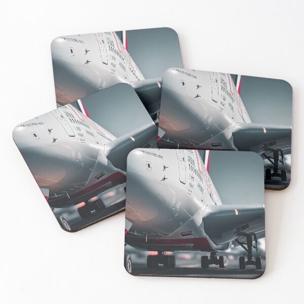 Item preview, Appreciating The Seamless Hull Layout Of The Emirates A380 Aircraft designed and sold by Skyframe Aviation.