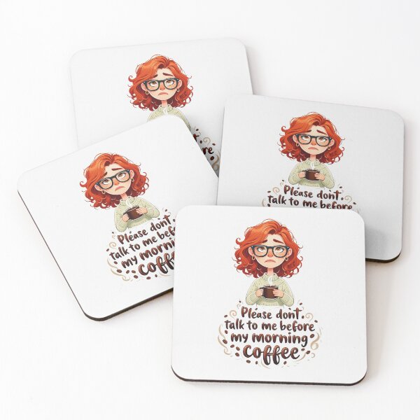 Item preview, Please dont talk to me before my morning Coffee designed and sold by Vintage Designs +.