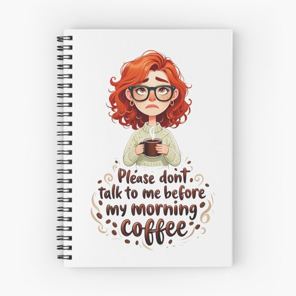 Item preview, Please dont talk to me before my morning Coffee designed and sold by Vintage Designs +.