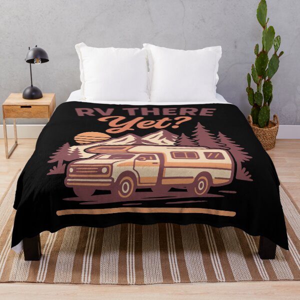 Item preview, RV There Yet Camping Camper Funny Adventure designed and sold by LuminOrb.