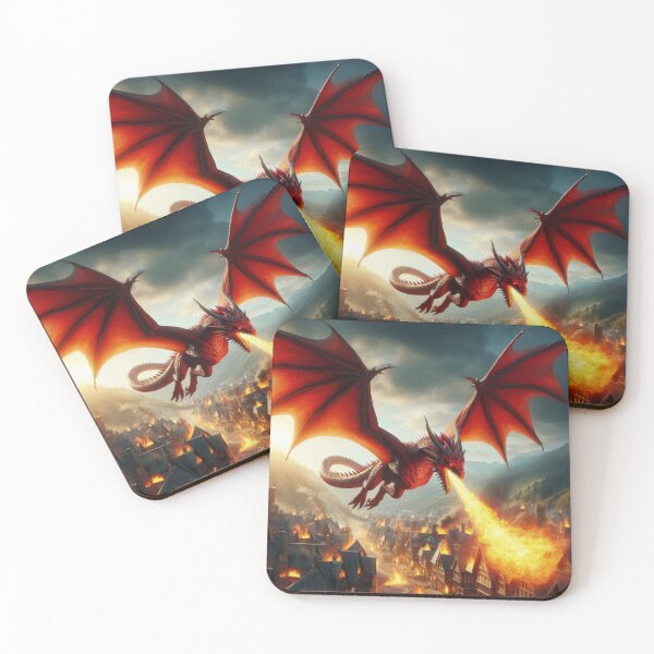 Item preview, flying red dragon on  breathes fire ,Legendary Animals,Dragons Breathing Fire Phone Cases,dragon art designed and sold by Expressions-Sel.