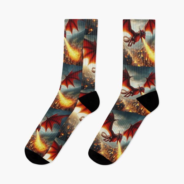Item preview, flying red dragon on  breathes fire ,Legendary Animals,Dragons Breathing Fire Phone Cases,dragon art designed and sold by Expressions-Sel.