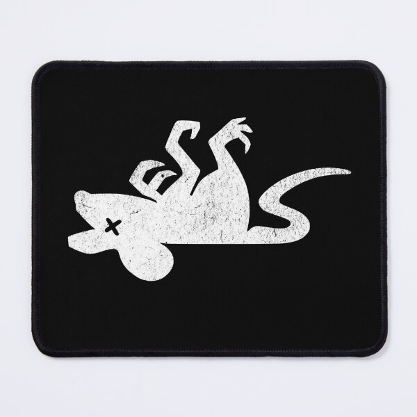 Item preview, Vintage Gothic Dead Rat Graphic Dark Humor White designed and sold by 3rd Eye Perceptions.