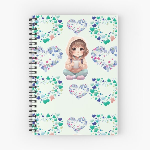 Item preview, Coffee Makes Me Cute – Kawaii Chibi Girl designed and sold by Artishal.