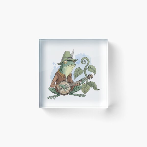 Item preview, Cottagecore Banjo Frog Music designed and sold by StudioJohan.