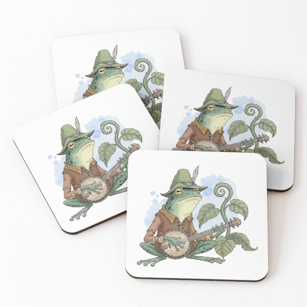 Item preview, Cottagecore Banjo Frog Music designed and sold by StudioJohan.
