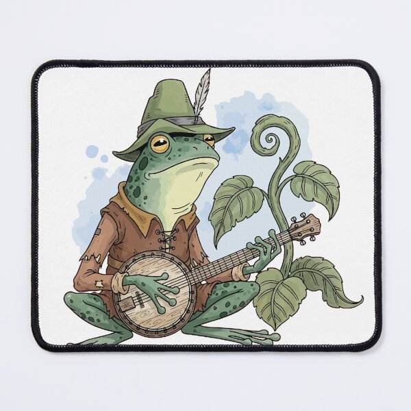 Item preview, Cottagecore Banjo Frog Music designed and sold by StudioJohan.
