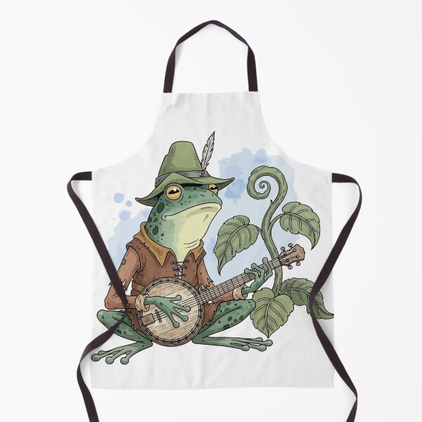 Item preview, Cottagecore Banjo Frog Music designed and sold by StudioJohan.