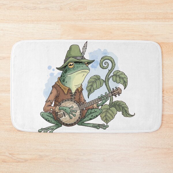 Item preview, Cottagecore Banjo Frog Music designed and sold by StudioJohan.