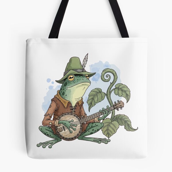 Item preview, Cottagecore Banjo Frog Music designed and sold by StudioJohan.
