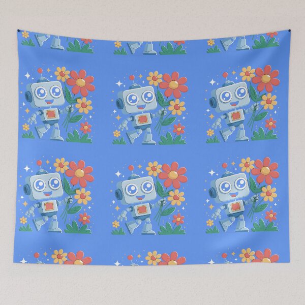 Item preview, Robot Flower Picker designed and sold by wzetart.