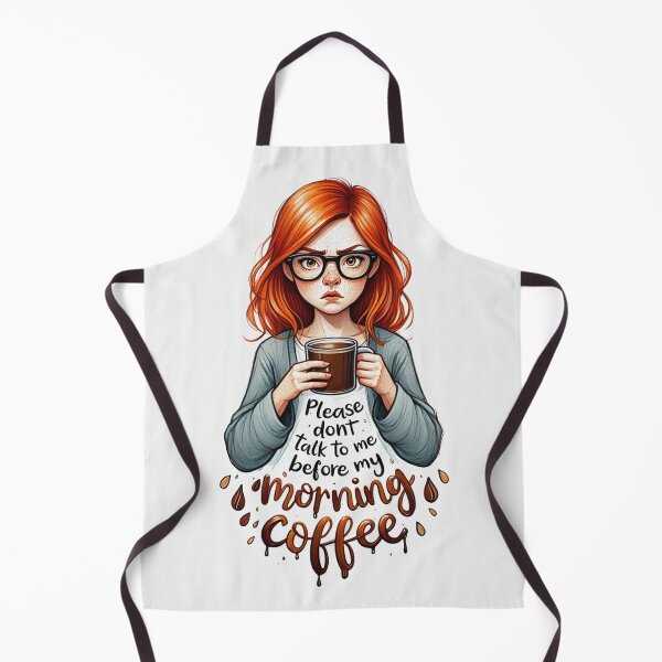 Item preview,  Please dont talk to me before my morning Coffee designed and sold by Vintage Designs +.
