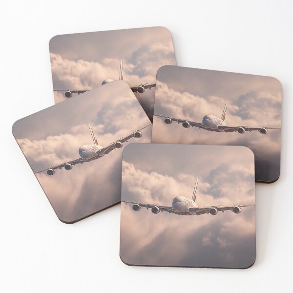 Item preview, Emirates A380 Climbing Above the Clouds designed and sold by Skyframe Aviation.
