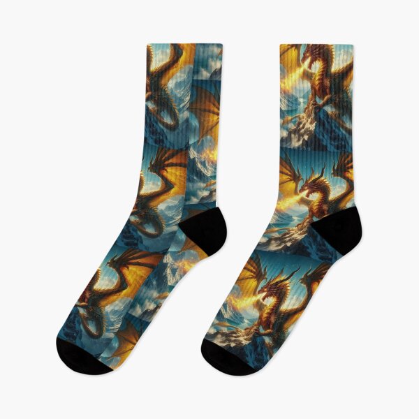 Item preview, yellow dragon on  breathes fire in the mountains ,Legendary Animals,Dragons Breathing Fire Phone Cases,dragon art designed and sold by Expressions-Sel.