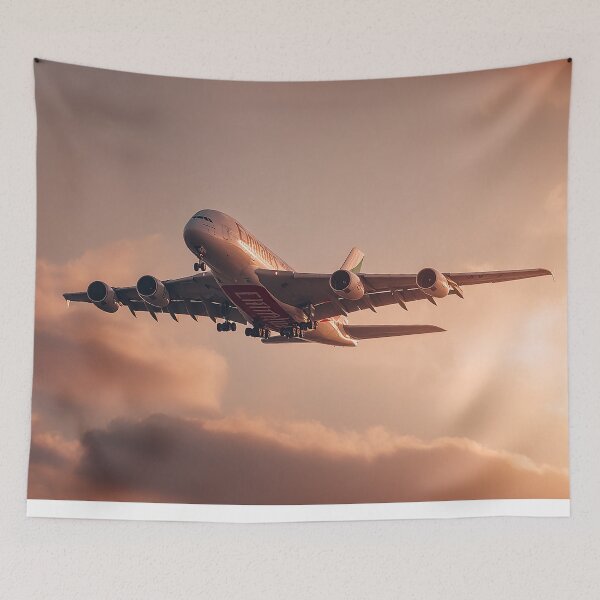 Item preview, Emirates A380 Soaring Above Storms designed and sold by Skyframe Aviation.