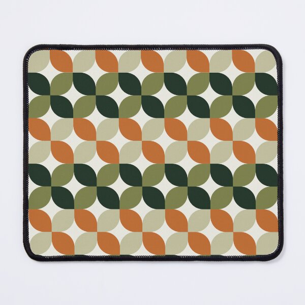 Item preview, Patrón geométrico verde y naranja designed and sold by RuthB-Design.
