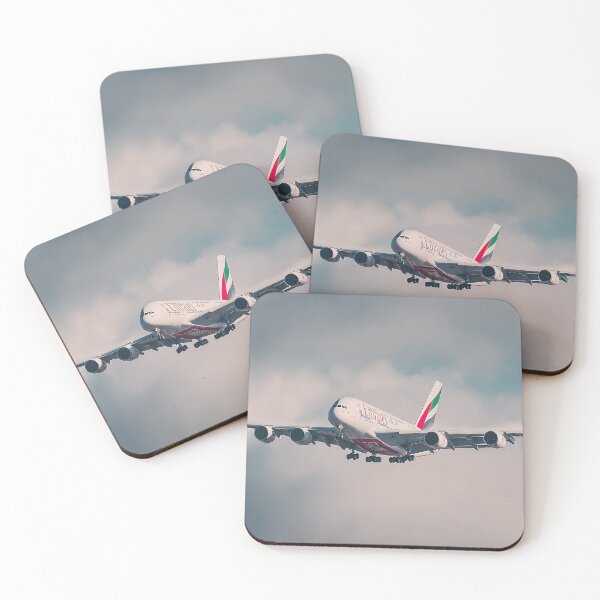 Item preview, Emirates A380 in the Morning Sky designed and sold by Skyframe Aviation.