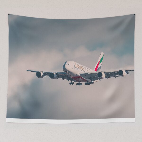 Item preview, Emirates A380 in the Morning Sky designed and sold by Skyframe Aviation.