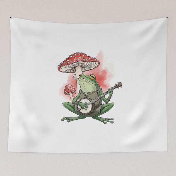 Item preview, The Aesthetic Cottagecore Frog designed and sold by StudioJohan.
