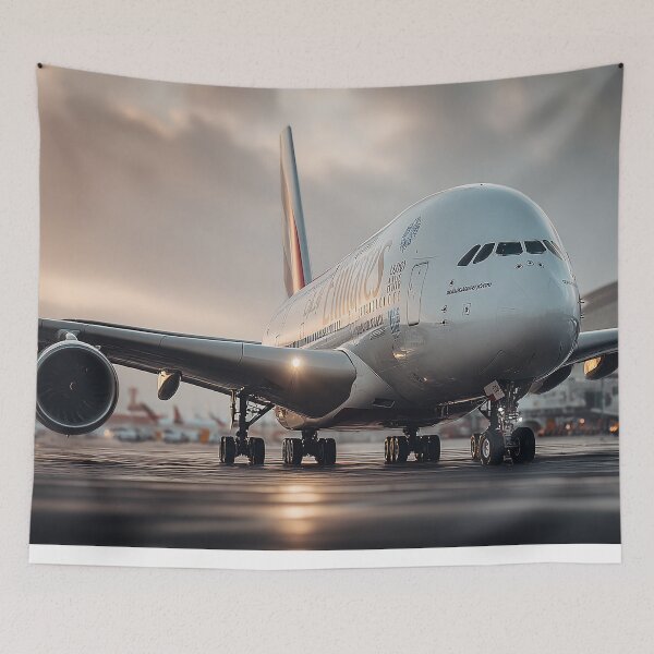 Item preview, Emirates A380 Under Maintenance designed and sold by Skyframe Aviation.