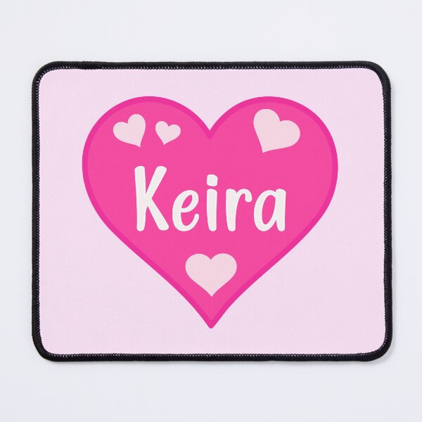 Item preview, Keira Name Pink Heart designed and sold by Jeallan Designs.