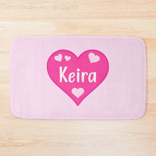 Item preview, Keira Name Pink Heart  designed and sold by Jeallan Designs.