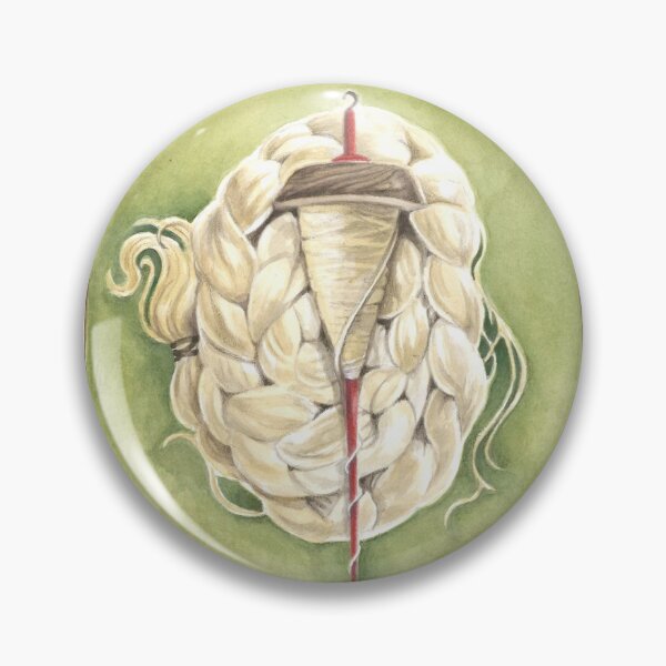 Item preview, The Enchanted Curl: A Spindle’s Double Life designed and sold by ArcanaAtelier.
