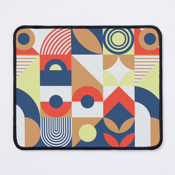 Item preview, Bauhaus Inspired Products For Bauhaus Interior Design and Bauhaus Style Home in Bauhaus Aesthetic Bauhaus Color Palette: Red Yellow White and Brown Multicolor Bauhaus designed and sold by Dezinix.