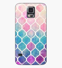 Rainbow Pastel Watercolor Moroccan Pattern Case/Skin for Samsung Galaxy