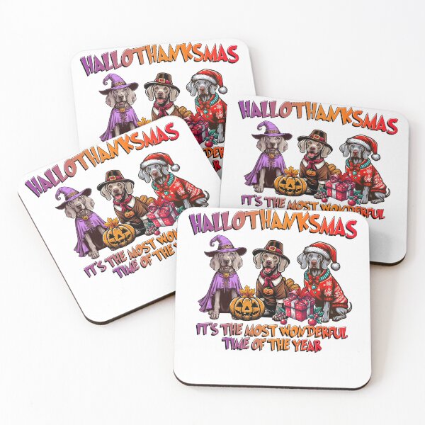 Item preview, Weimaraner Halloween Thanksgiving Christmas  designed and sold by doodIllustrate.