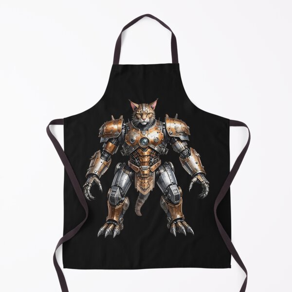 Item preview, Cyborg cat, warrior cat, mechanical cat, robot cat, designed and sold by Nok-Thep.
