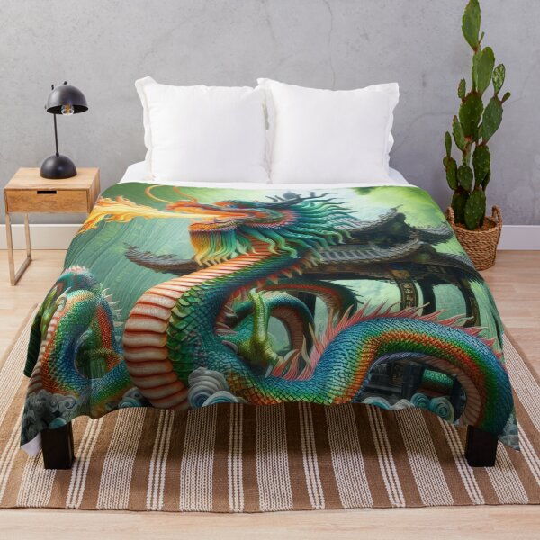 Item preview, green colorful Chinese dragon in the forest,Legendary Animals,Dragons Breathing Fire Phone Cases,dragon art designed and sold by Expressions-Sel.