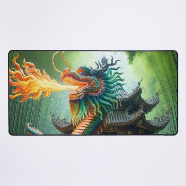 Item preview, green colorful Chinese dragon in the forest,Legendary Animals,Dragons Breathing Fire Phone Cases,dragon art designed and sold by Expressions-Sel.